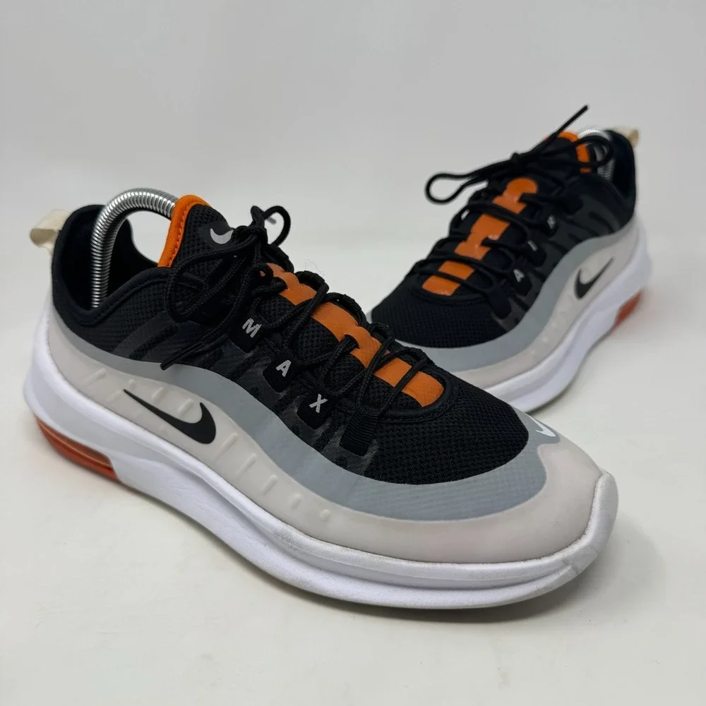 Nike Air Max Axis Black White Magma Orange AA2146-017‎ Men's Size 7